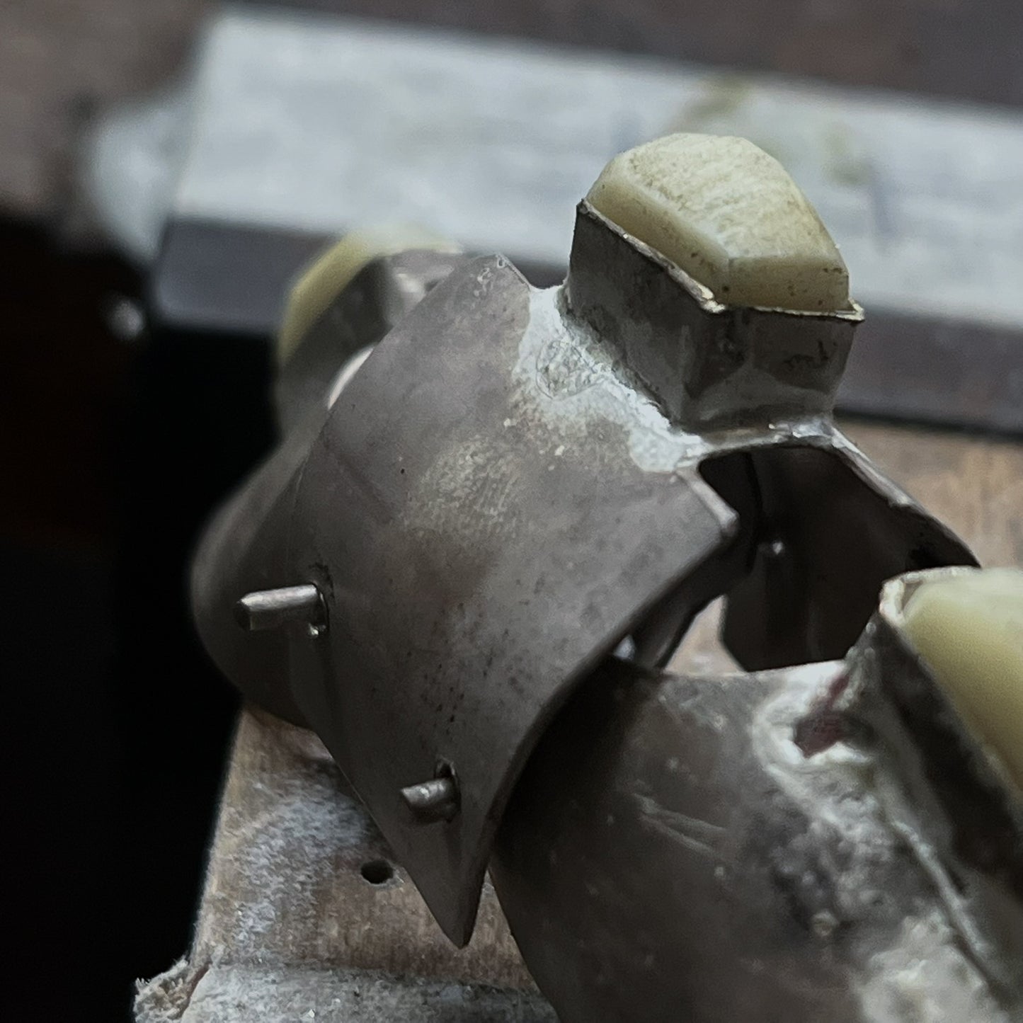 custom handmade armor ring