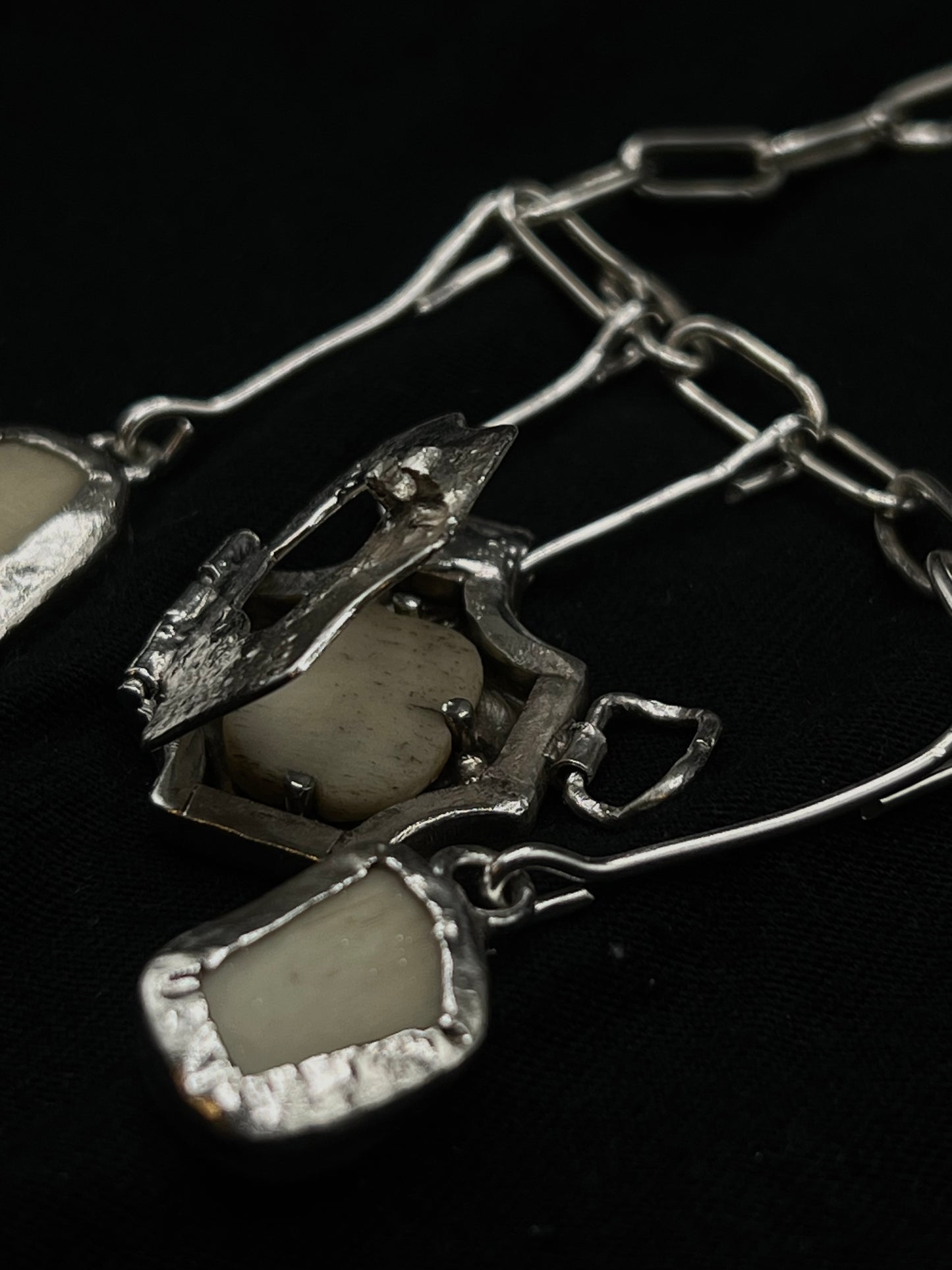 tryptich ivory necklace