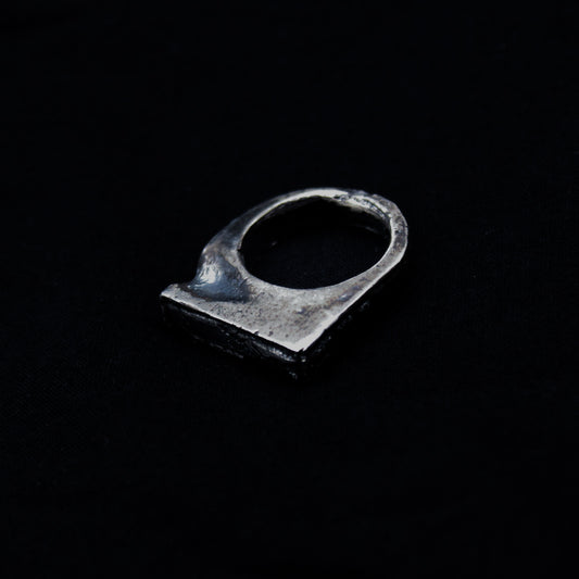 organic cast ring I - bone