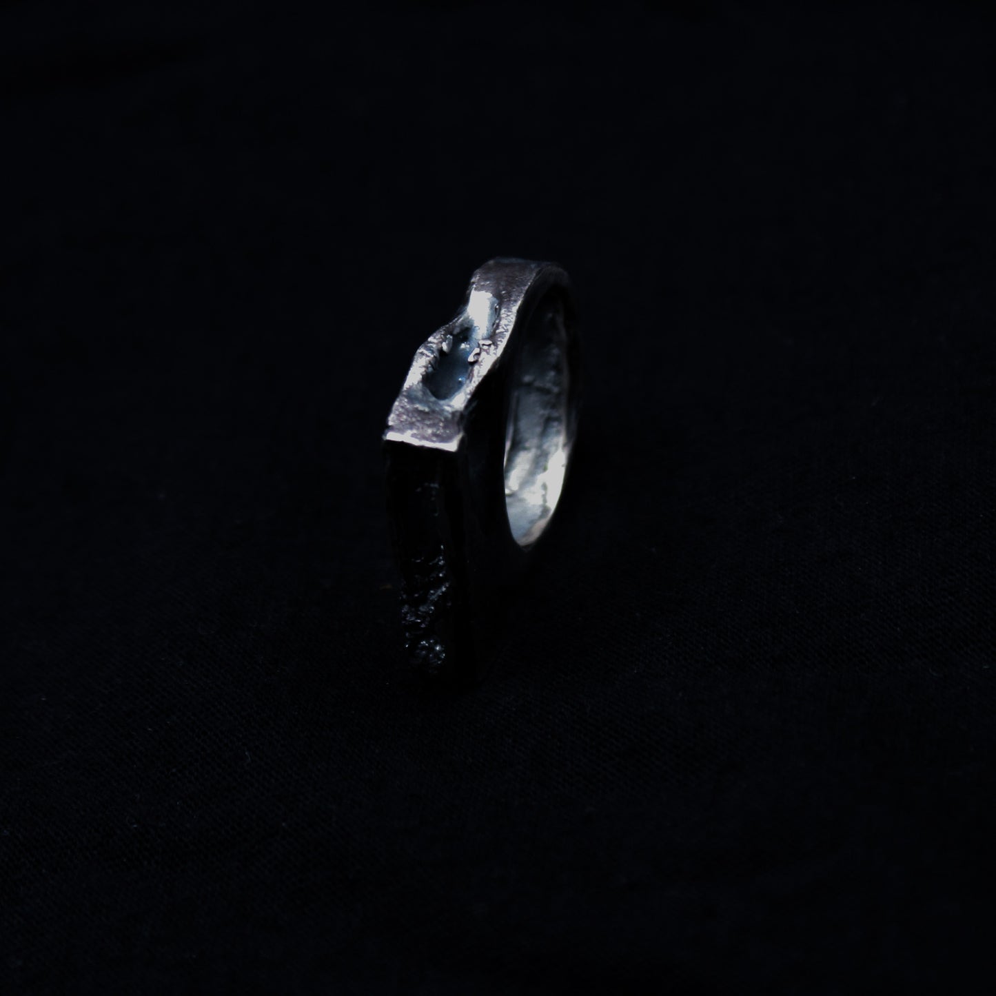 organic cast ring I - bone